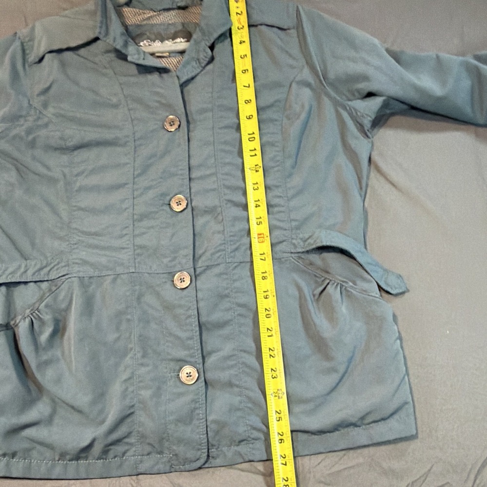 Eddie Bauer Travex Women's L Blue Lightweight Breathable Jacket Windbreaker - Picture 9 of 16